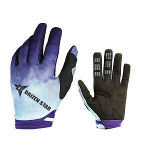 Gants de course Daizen Star à doigts entiers, respirants, en polyester et nylon, unisexes, motif à pois, impression par sublimation - Product Image 1