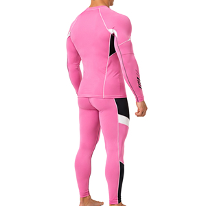 Ensemble de survêtement de compression pour hommes, séchage rapide, respirant, manches longues, pour la gym, la course et le fitness, personnalisable - Product Image 5
