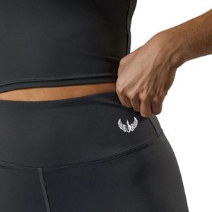 Legging sculptant taille haute noir anthracite pour femme – Pantalon de fitness extensible pour l'entraînement et le sport - Product Image 6