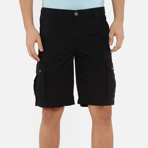 Custom Logo And Design Men’s <b>Cargo</b> Shorts Comfortable Multi Pocket Black Color <b>Work</b> Wear Shorts By Up Design International - Product Image 1