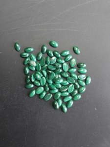 Malaquita Natural, Corte Ovalado de 5x3MM, Piedras Preciosas Sueltas para Joyería - Product Image 3