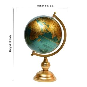 Elegante Globo Terráqueo Giratorio para Estudio Geográfico, Modelo de Mapa Mundial Claro y Detallado - Product Image 2