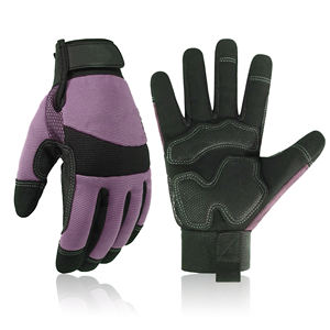 Guantes de Trabajo Profesionales de Nuevo Modelo, Tejido Premium Transpirable, Guantes de Cuero para Trabajo, Guantes de Seguridad Cómodos para las Manos - Product Image 1