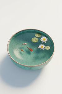 Bassin à poissons koï en cuivre artisanal pour décoration de jardin et extérieur de luxe, bassin à poissons koï en cuivre de qualité supérieure, fait main, pour l'eau de jardin - Product Image 1