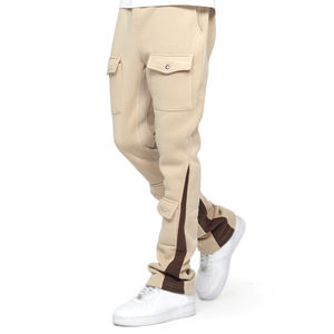2026 Hot Sale High Waist Casual Wear Flared <b>Trousers</b> Oversized Men Jogger Baggy Wide Leg <b>Drawstring</b> Waist Flared Pants For Boys - Product Image 6