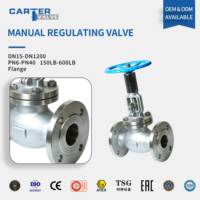 Vanne à opercule manuelle à bride avec volant de commande de débit et indicateur d'ouverture en acier au carbone/CF8/CF8M pour traitement de l'eau sur site et CVC
