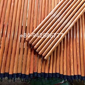 Palo de escoba de madera de eucalipto recubierto de PVC directo de fábrica de Vietnam portátil ecológico embalaje a granel muestras gratis envío para el hogar - Product Image 4