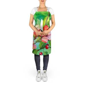 New Arkansas Apple Blossom Watercolor Large Multicolor <b>Apron</b> for <b>Cooking</b> Baking Crafts Gardening-Unisex for Adults <b>Men</b> Women - Product Image 5