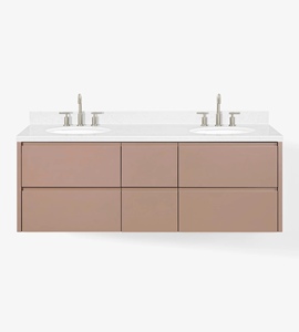 Gabinete de Baño OEM Xerxes de 60 Pulgadas con Doble Lavabo, Solo Gabinete, 4 Opciones de Acabado, Venta al Por Mayor, Fábrica en Vietnam - Product Image 1