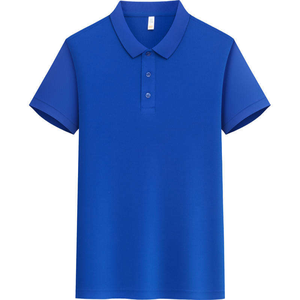 Camisa de Golf de Punto para Hombre al por Mayor, Manga Corta, Bordado Personalizado, Diseño Sólido, Polo Casual - Product Image 3