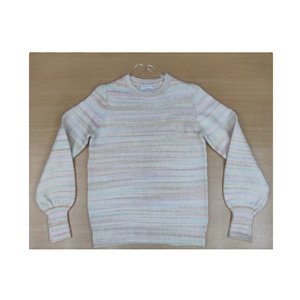 Suéter personalizado de manga larga para mujer, Jersey colorido con cuello de pico, de talla grande, venta al por mayor, de BD - Product Image 1