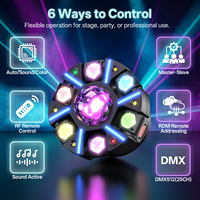 U`King 150W Beam Moving Head Laser Light 4in1 RGBW LED Effect Light DMX Remote Control for DJ Party Disco KTV Stage Light