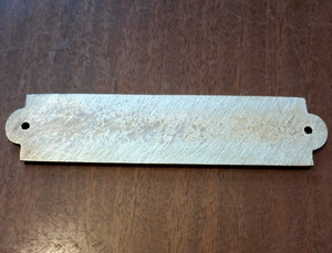 Plaque en laiton gravée pour porte ou mur, signalétique durable en métal pour maison, bureau, hôtel, restaurant - Product Image 2