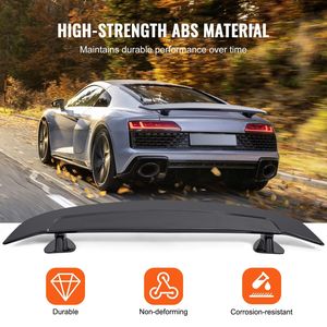 GT Wing 46.3 Inch Universal <b>Car</b> <b>Spoiler</b> High Strength ABS Glossy Black Racing <b>Spoiler</b> for Most Sedans/Coupes BGW/JDM Drift - Product Image 3