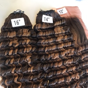 Extensiones de cabello de alta calidad 100% virgen vietnamita Super doble dibujado al por mayor extensiones de cabello de Vietnam - Product Image 3