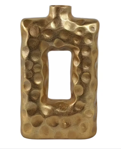 Gran oferta, maceta de Metal brillante para Festival para flores, florero de Metal artesanal, soporte Floral multiusos, florero para Decoración - Product Image 5