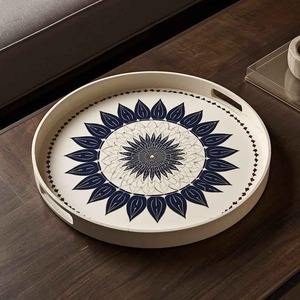 Plateau de rangement décoratif fait main en os incrusté, le plus vendu, pour la maison, le salon, la chambre, le bureau et la décoration, en vente - Product Image 2