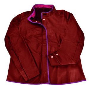 Hi Vis Winter Workwear FR Drilled Cotton Welding Safety <b>Jacket</b> Industrial Reflective Safety Clothing <b>Spark</b> Resistant ANSI SAFETY - Product Image 6