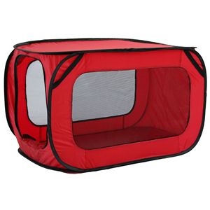 Carpa Plegable Rectangular Alargada de Lona para Exteriores con Porta Botellas para Mascotas - Product Image 1