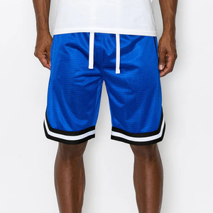 2026 Summer Custom Summer Basketball Shorts Anti-Wrinkle Double <b>Mesh</b> Jersey Plain <b>Net</b> Striped Sweat Uniforms - Product Image 6