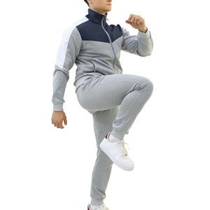 Custom Men’s Plus Size Fleece Tracksuit Breathable Joggers Outdoor Training Quick Dry Sportswear Set - Product Image 3