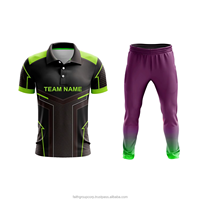 Nouveaux modèles d'uniformes de cricket personnalisés, kits de sublimation OEM, respirants, 100% polyester, séchage rapide, antibactériens, logo personnalisé, tous les modèles