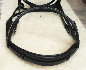Brida de cuero genuino resistente con riendas, accesorios de equitación duraderos, equipo de entrenamiento ecuestre, proveedor al mejor precio - Product Image 2