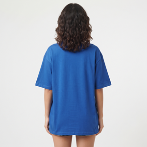 Women's Loose Fit Crew Neck <b>T</b> <b>Shirt</b> Oversized Short Sleeve Solid Color Summer Casual Custom Logo Tee - Product Image 2