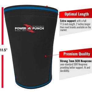 Rodillera de Neopreno de Alto Rendimiento de 7 mm para Levantamiento de Pesas - Product Image 3