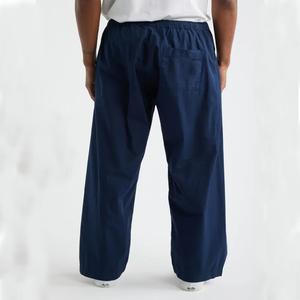 Pantalones Deportivos de Lona para Hombre, Cintura Alta, Cordón Elástico, Estilo Casual, Bolsillos Laterales, Tejido Transpirable, para Otoño - Product Image 5