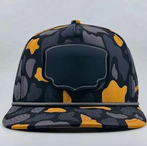 Casquette OEM Camo Snapback Logo personnalisé Casquette ajustable pour le sport et le streetwear Fournisseur vietnamien à bas quantité minimale de commande - Product Image 1