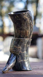 2025 nuevo modelo de taza de cuerno pulido vasos de cerveza premium estilo de bebida jarra - Product Image 4