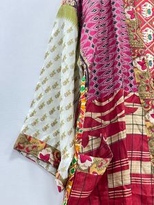 Bata Kimono de Seda, Ligera, Estilo Duster, para Resort, Dama de Honor, Maternidad, Bohemio, Bata de Baño, Vestido de Verano Suave con Abertura Frontal - Product Image 4