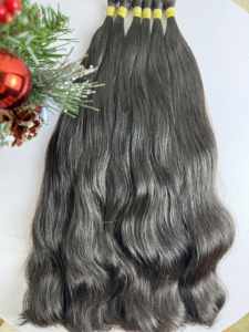 Cheveux humains vierges bruts en vrac, vente en gros de mèches de cheveux vietnamiens bruts provenant d'un fournisseur, double trame, Remy non traité, brut - Product Image 5