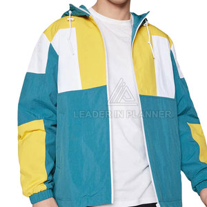 เสื้อแจ็คเก็ตกันน้ำสำหรับผู้ชาย ผลิตจากโพลีเอสเตอร์ 100% ดีไซน์ใหม่ ขายส่ง รับออกแบบโลโก้ เสื้อแจ็คเก็ตกันลมสำหรับผู้ชาย - Product Image 2