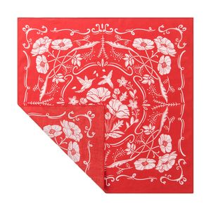 Bandanas personnalisées en gros avec motif floral, 100 % coton, 53 cm, tissu doux, imprimées par sublimation sur un seul côté, ourlées - Product Image 2