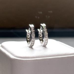 Fashionable Moissanite Diamond <b>Earrings</b> Gold Plated <b>Stud</b> <b>Earrings</b> for Women Jewelry Available in Bulk Quantity Price - Product Image 1
