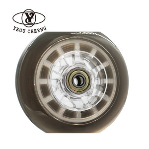 Roues de patinage en polyuréthane haute élasticité 100 mm 78A pour patins à roulettes de vitesse, entraînement et équipement de hockey sur roulettes – Roues durables en PU - Product Image 4