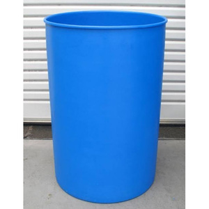 Tambor de Plástico de 55 Galones con Tapa Abierta, Tambor de Plástico Azul de 200 Litros con Tapa con Cierre - Product Image 4