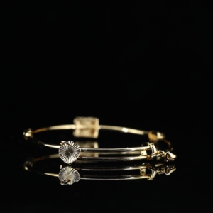 S925 Sterling Silver 18K Gold-Plated Vintage Moissanite Wrap Bracelet for Women Engagement - Product Image 4