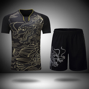 Men's Customized <b>Badminton</b> and Tennis Clothing Set Quick Dry Breathable Comfortable Uniform with Custom Sublimation Design - Product Image 4