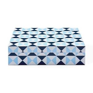 Premium Quality HANDICRAFT HUB Modern Rectangular Wood Resin Jewelry Box Inlay Design Eco-Friendly Multifunctional Storage - Product Image 3