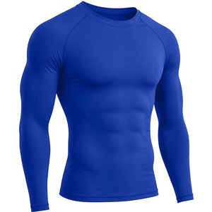 Camiseta de Compresión de Manga Larga Unisex con Diseño Personalizado, Ropa Deportiva para Entrenamiento Físico, Spandex/Poliéster de Secado Rápido - Product Image 4