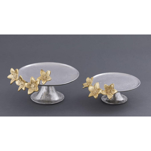 Finest Quality Gold Metal <b>Cake</b> Stand With Ornate Floral Handles Dessert Display For <b>Wedding</b> And Party Table Decoration Stand - Product Image 4