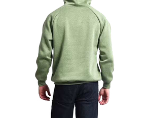 Hoodie homme surdimensionné de qualité supérieure, respirant, avec fermeture éclair, 100% coton, broderie personnalisée - Product Image 3