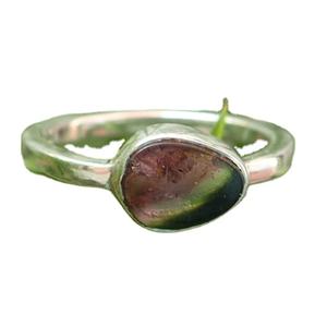 Bague de pierres précieuses ethniques en argent sterling 925 avec tourmaline naturelle à la mode pour les fêtes de fiançailles ou les anniversaires - Product Image 5