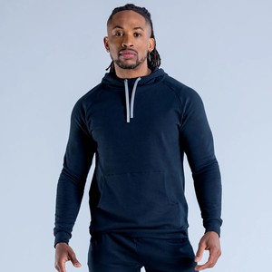 Nueva Llegada, Sudadera con Capucha de Invierno para Hombre, con Logotipo Personalizado, al por Mayor, Diseño con Bolsillo de Forro Polar, Transpirable, de Color Sólido, Suave y Cómoda - Product Image 1