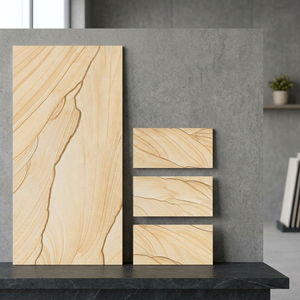 Carreaux de sol et de mur en porcelaine brillante Piso White 2x4 pieds, aspect marbre blanc, collection hôtel - Product Image 5