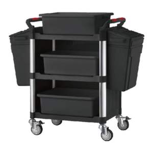 Chariot de rangement polyvalent en plastique avec support OEM personnalisable à quatre roues pour tout espace - Product Image 1