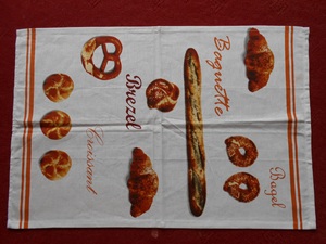 Vente directe d'usine, serviette de cuisine personnalisée 100% coton, enduite de LDPE, respirante, hautement absorbante, séchage rapide, avec logo personnalisé - Product Image 6